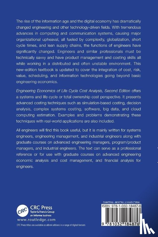 Farr, John Vail, Faber, Isaac J. - Engineering Economics of Life Cycle Cost Analysis