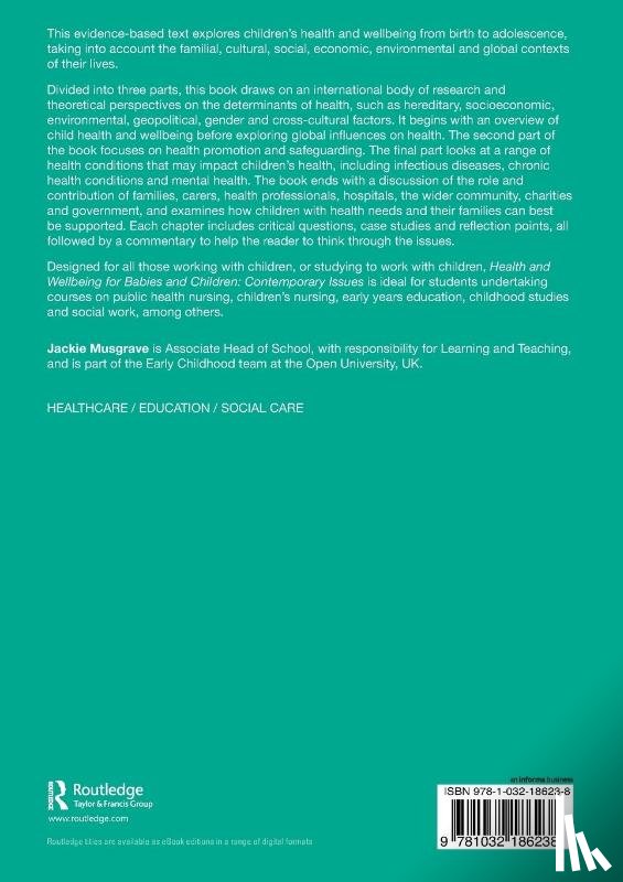 Musgrave, Jackie (Open University - Health and Wellbeing for Babies and Children