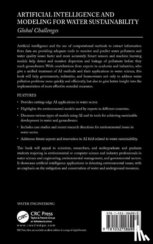  - Artificial Intelligence and Modeling for Water Sustainability