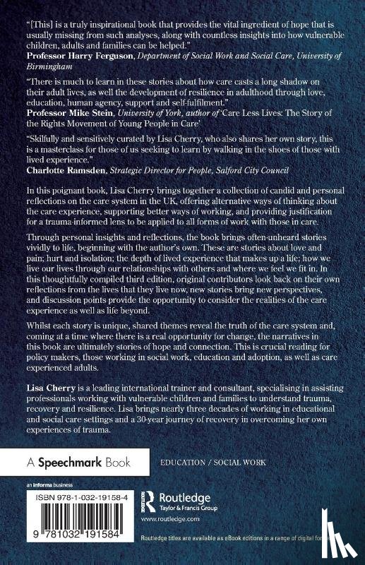 Cherry, Lisa - The Brightness of Stars: Stories from Care Experienced Adults to Inspire Change