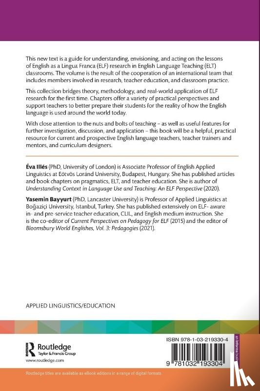  - English as a Lingua Franca in the Language Classroom