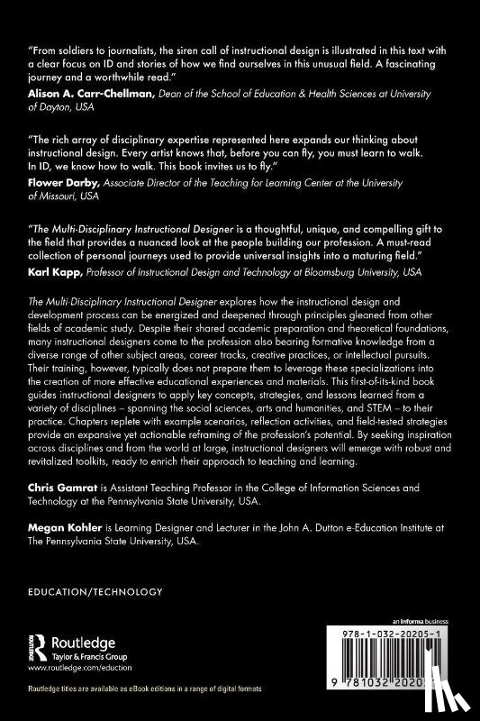  - The Multi-Disciplinary Instructional Designer