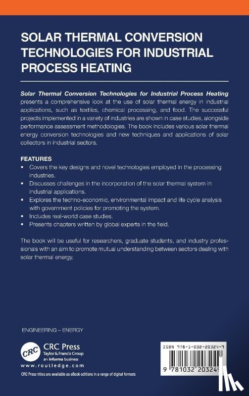  - Solar Thermal Conversion Technologies for Industrial Process Heating