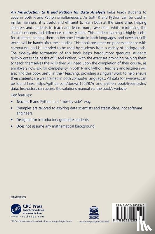 Brown, Taylor R. (University of Virginia) - An Introduction to R and Python for Data Analysis