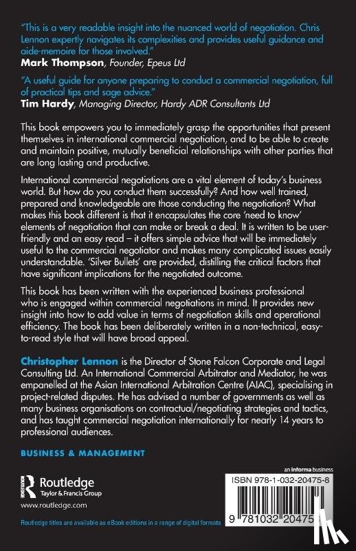 Lennon, Christopher - The Silver Bullets of Commercial Negotiation