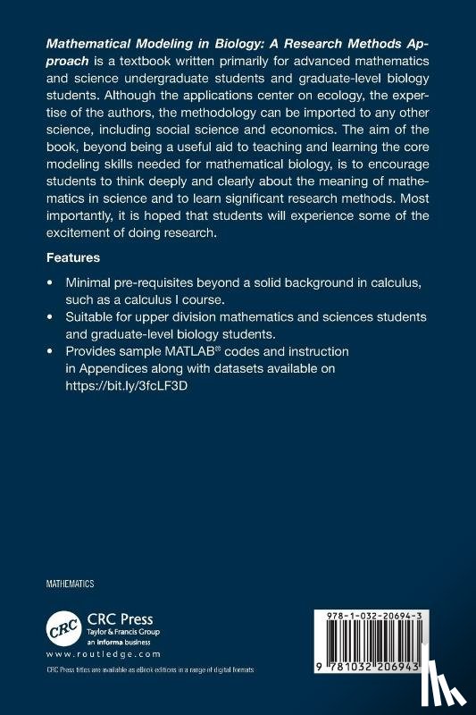 Henson, Shandelle M., Hayward, James L. - Mathematical Modeling in Biology