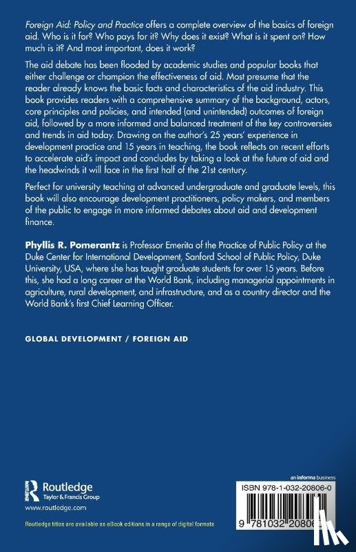 Pomerantz, Phyllis R. (Sanford School of Public Policy - Foreign Aid
