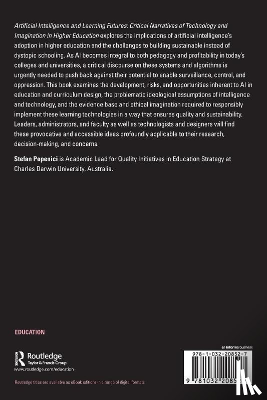 Popenici, Stefan - Artificial Intelligence and Learning Futures