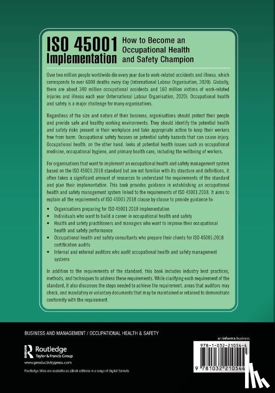 Soltanifar, Mehrdad - ISO 45001 Implementation