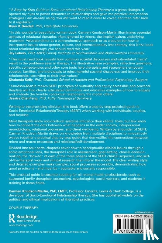 Knudson-Martin, Carmen (Lewis & Clark College - A Step-by-Step Guide to Socio-Emotional Relationship Therapy