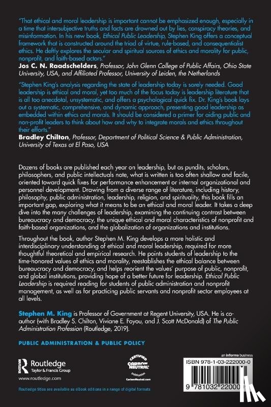 King, Stephen M. (Regent University - Ethical Public Leadership