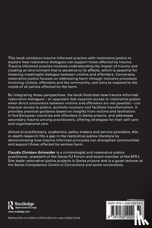 Christen-Schneider, Claudia - Trauma-Informed Restorative Dialogues