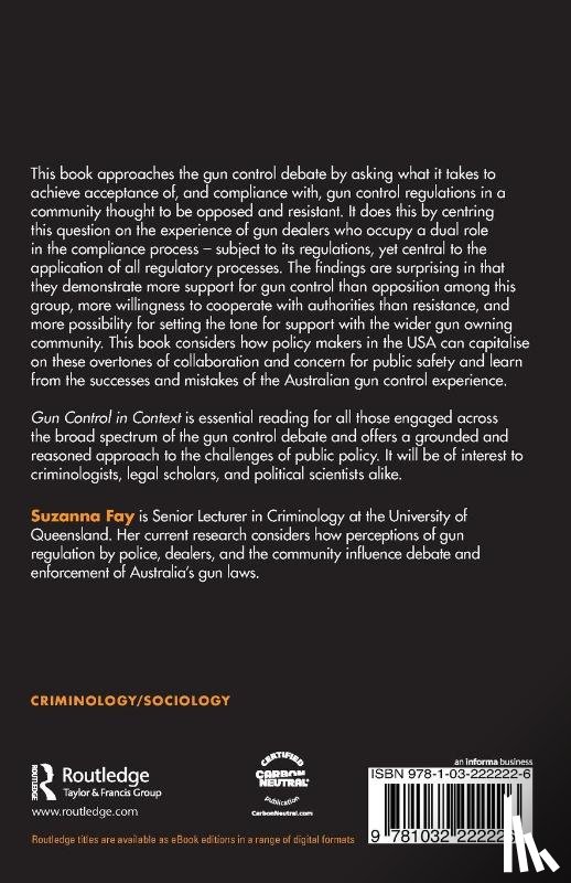 Fay, Suzanna - Gun Control in Context