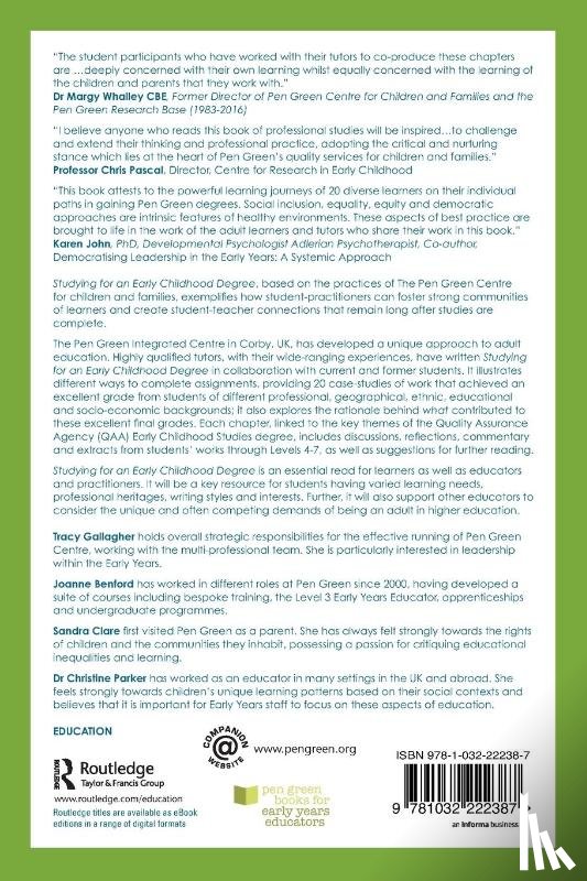  - Studying for an Early Childhood Degree