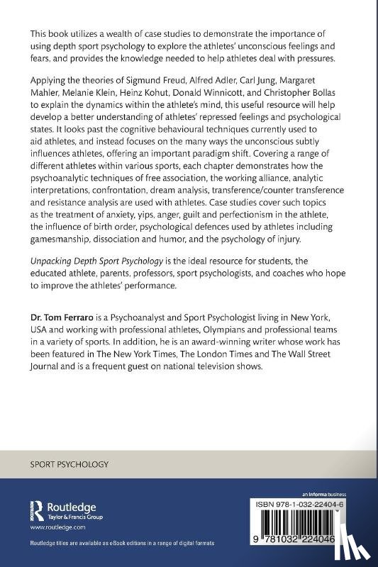 Ferraro, Tom - Unpacking Depth Sport Psychology