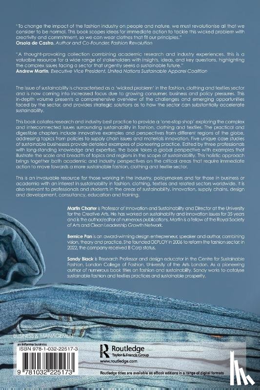  - Accelerating Sustainability in Fashion, Clothing and Textiles
