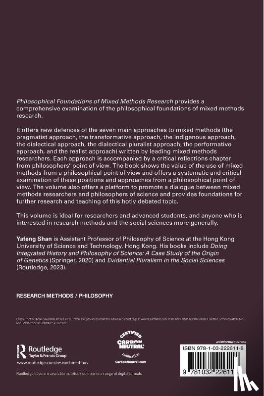  - Philosophical Foundations of Mixed Methods Research