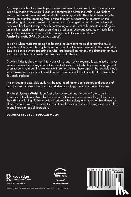 Walsh, Michael James (University of Canberra - Streaming Sounds