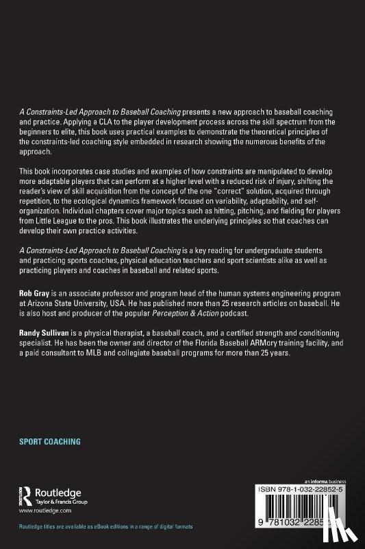 Gray, Rob, Sullivan, Randy - A Constraints-Led Approach to Baseball Coaching