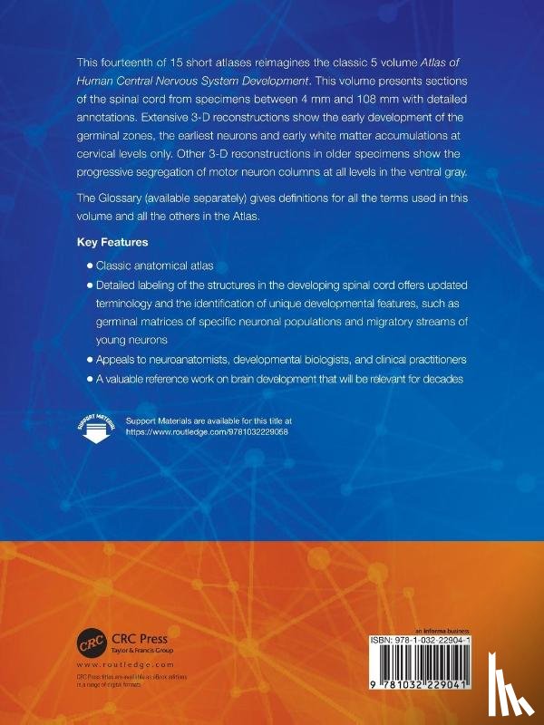 Bayer, Shirley A., Altman, Joseph - The Spinal Cord during the First and Early Second Trimesters 4- to 108-mm Crown-Rump Lengths