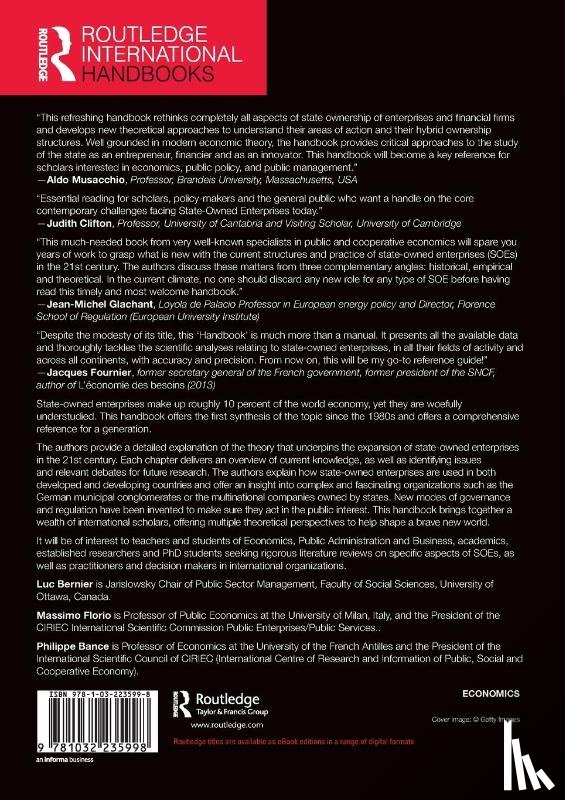  - The Routledge Handbook of State-Owned Enterprises