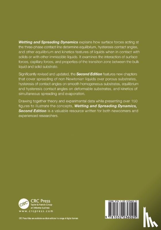 Starov, Victor M., Velarde, Manuel G. - Wetting and Spreading Dynamics, Second Edition