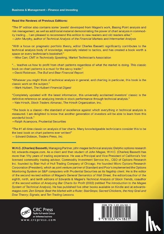 Edwards, Robert D., Magee, John (Consultant, Bassetti, W.H.C. (Golden Gate University - Technical Analysis of Stock Trends