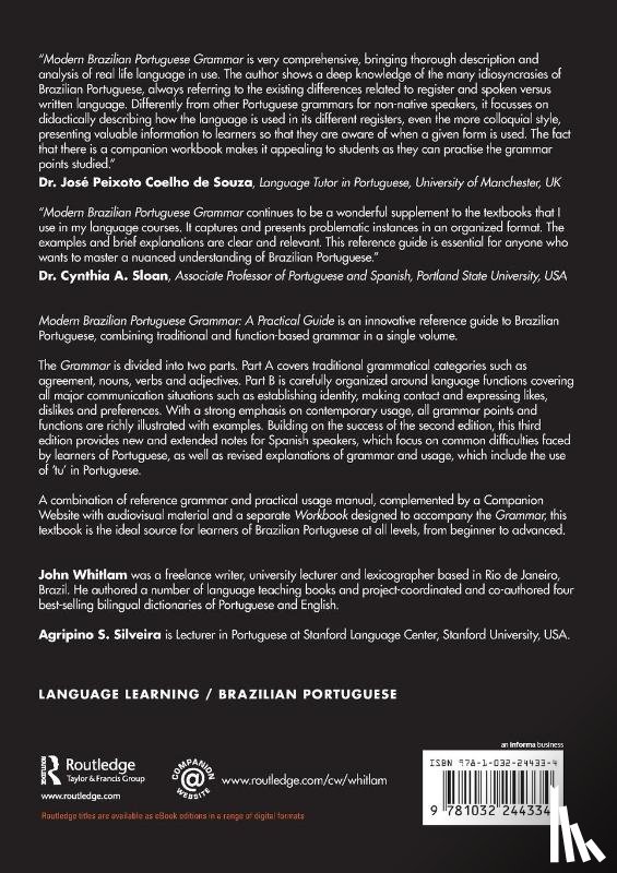 Whitlam, John, Silveira, Agripino S. - Modern Brazilian Portuguese Grammar