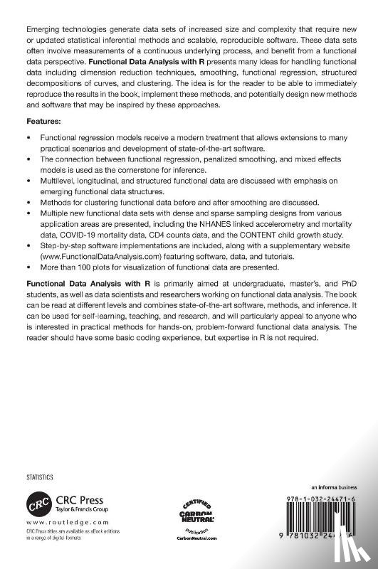 Crainiceanu, Ciprian M., Goldsmith, Jeff, Leroux, Andrew, Cui, Erjia - Functional Data Analysis with R