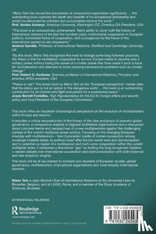 Telo, Mario (Universite Libre de Bruxelles - Multilateralism Past, Present and Future