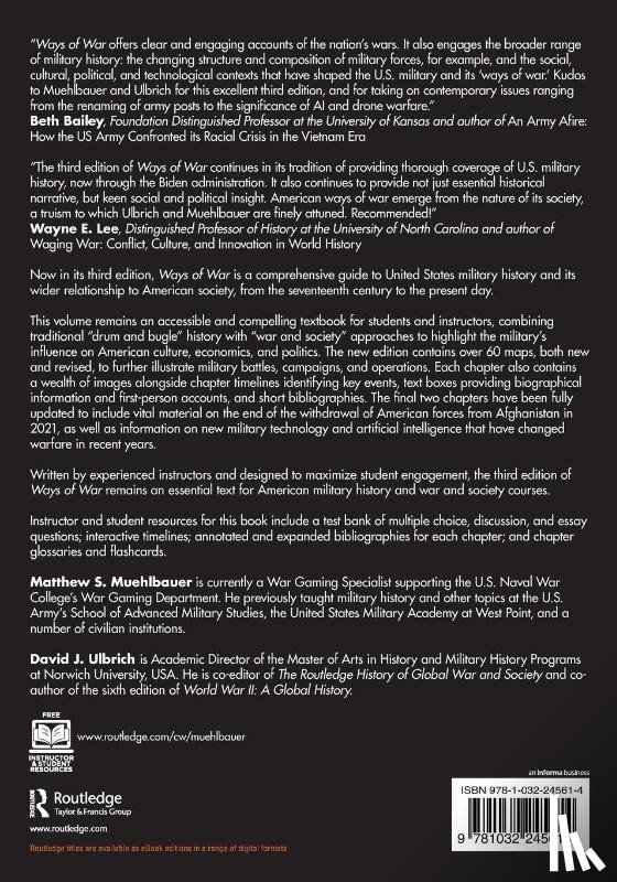 Muehlbauer, Matthew S. (Austin Peay State University, Ulbrich, David J. (Rogers State University - Ways of War