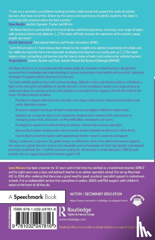 McCann, Lynn - All About Autism: A Practical Guide for Secondary Teachers