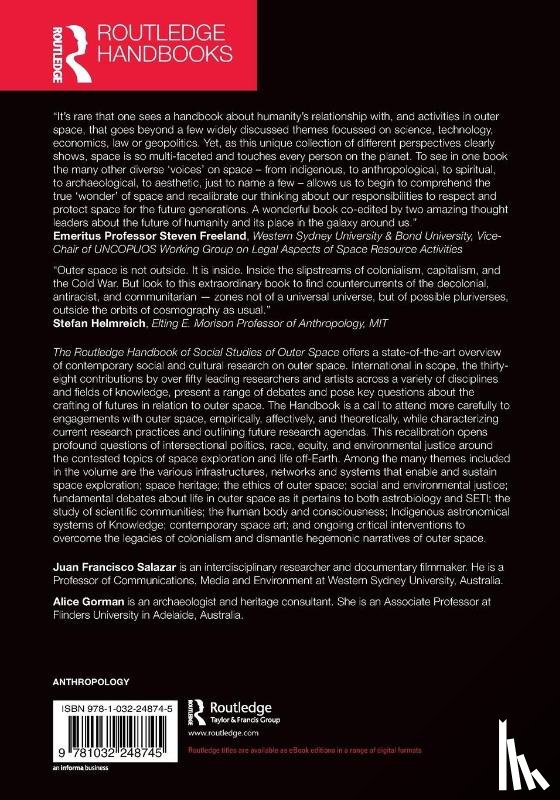  - The Routledge Handbook of Social Studies of Outer Space