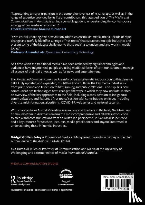  - The Media and Communications in Australia