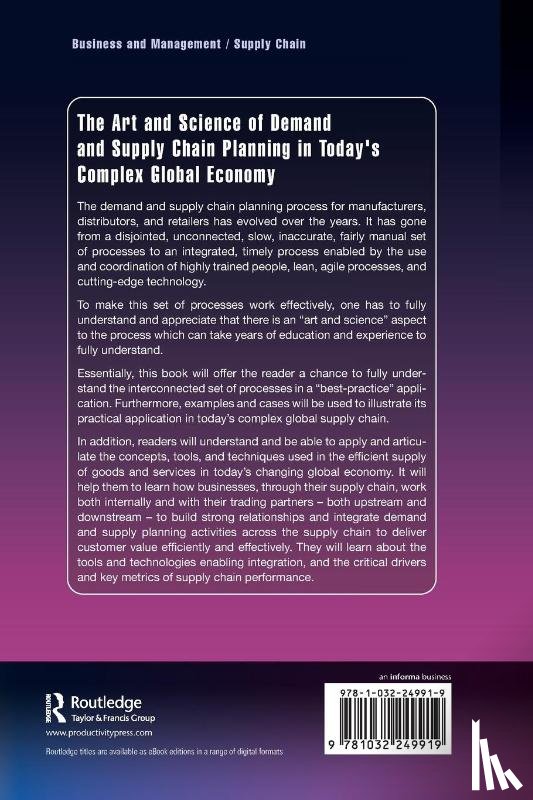 Myerson, Paul - The Art and Science of Demand and Supply Chain Planning in Today's Complex Global Economy
