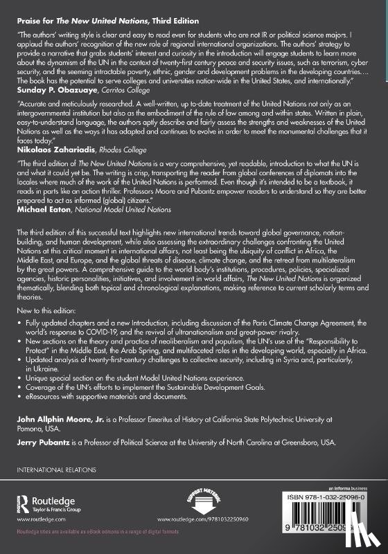 Moore, Jr., Pubantz, Jerry (University of North Carolina) - The New United Nations