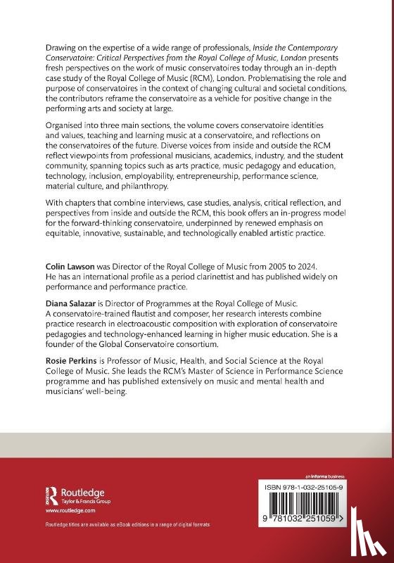  - Inside the Contemporary Conservatoire