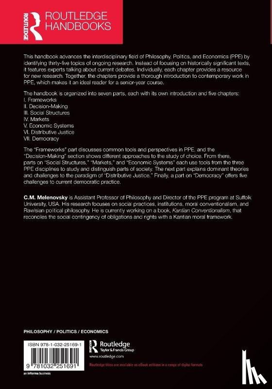  - The Routledge Handbook of Philosophy, Politics, and Economics