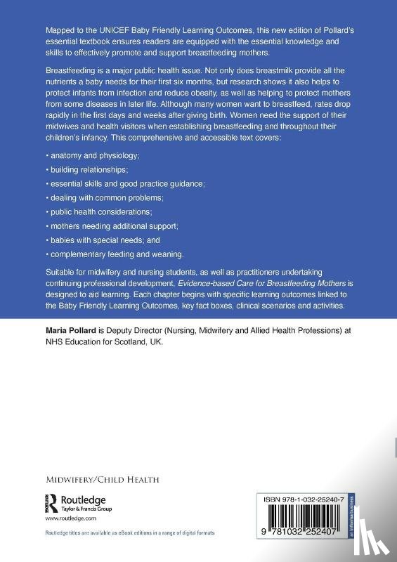 Pollard, Maria (University of the West of Scotland - Evidence-based Care for Breastfeeding Mothers