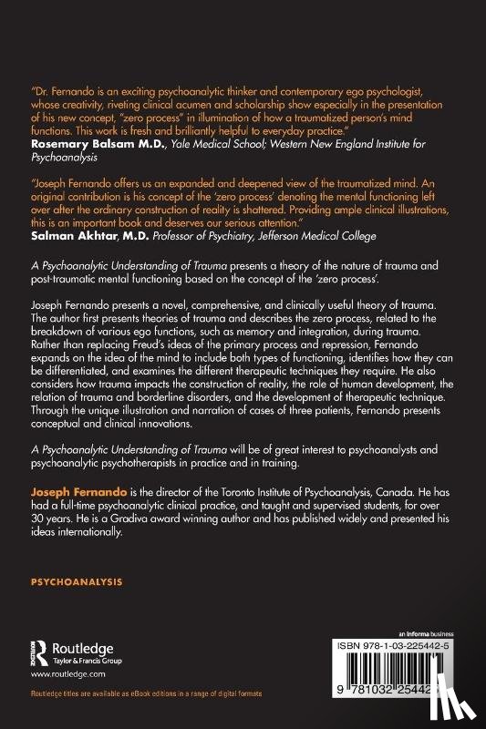 Fernando, Joseph - A Psychoanalytic Understanding of Trauma