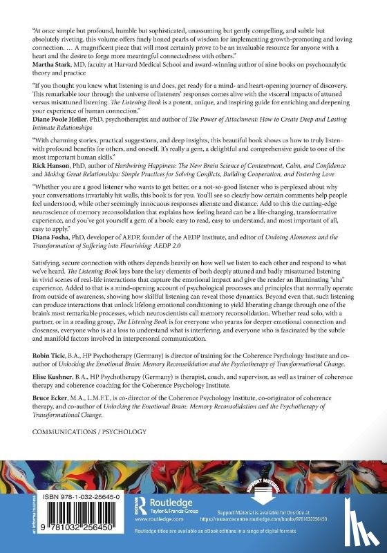Ticic, Robin, Kushner, Elise (Coherence Psychology Inst., Ecker, Bruce - The Listening Book
