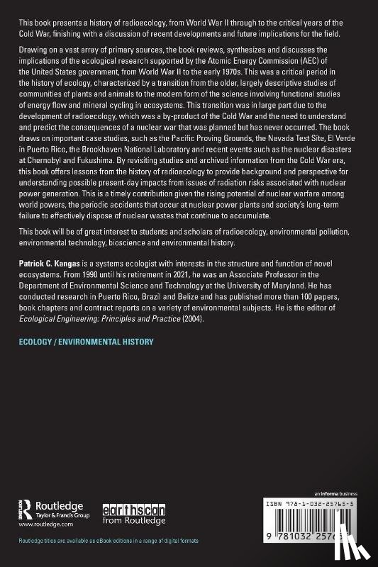 Kangas, Patrick C. - A History of Radioecology