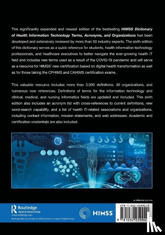 Healthcare Information & Management Systems Society (HIMSS) - HIMSS Dictionary of Health Information and Technology Terms, Acronyms, and Organizations