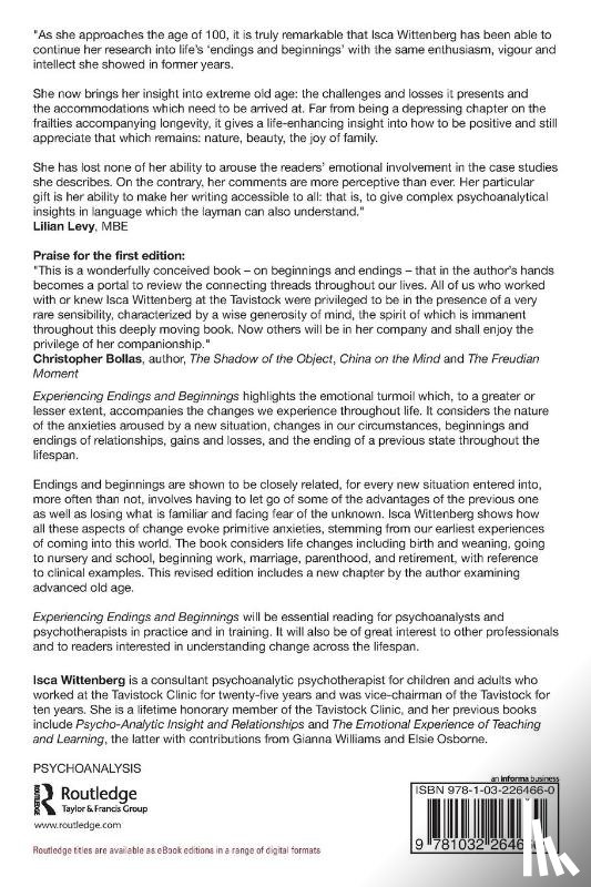 Wittenberg, Isca - Experiencing Endings and Beginnings