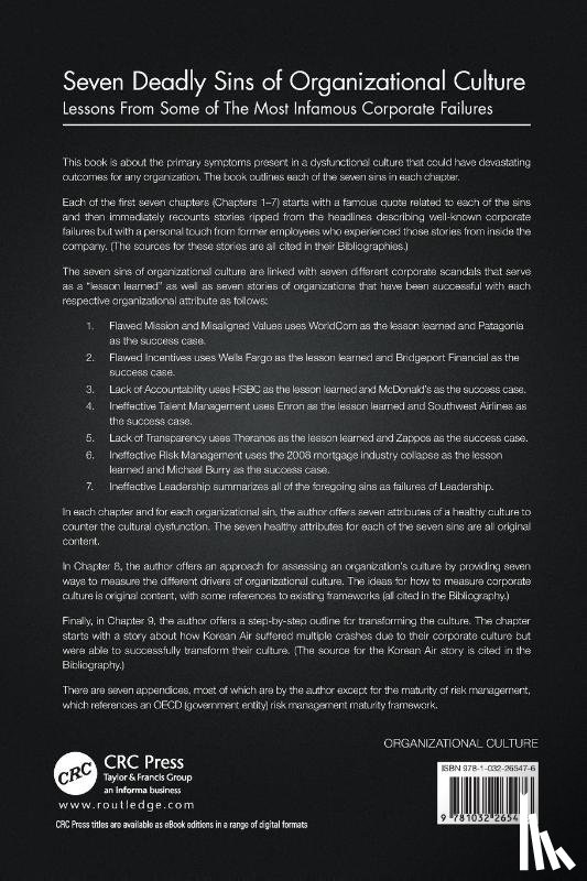 San, L. T. - Seven Deadly Sins of Organizational Culture