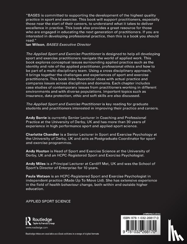  - The Applied Sport and Exercise Practitioner