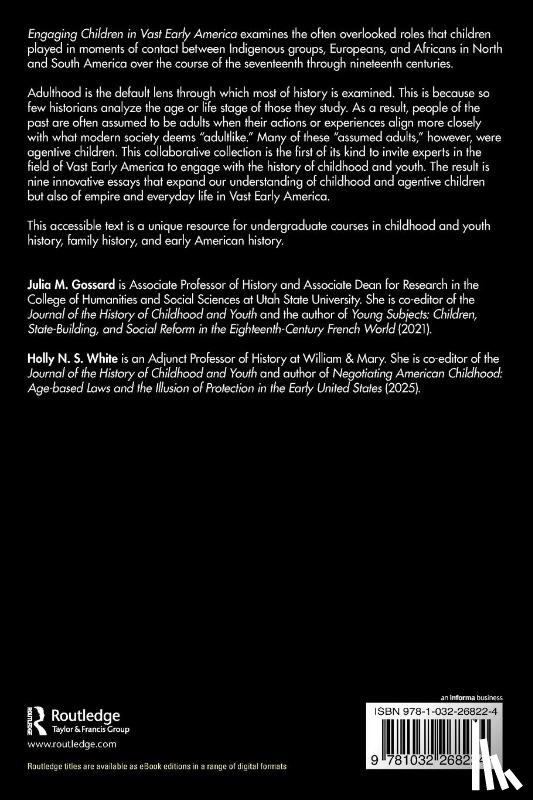  - Engaging Children in Vast Early America