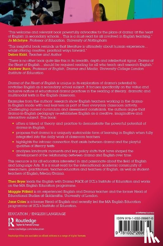 Bryer, Theo, Pitfield, Maggie, Coles, Jane - Drama at the Heart of English
