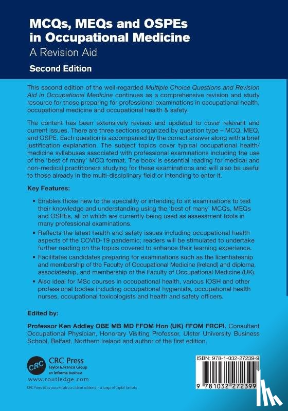  - MCQs, MEQs and OSPEs in Occupational Medicine