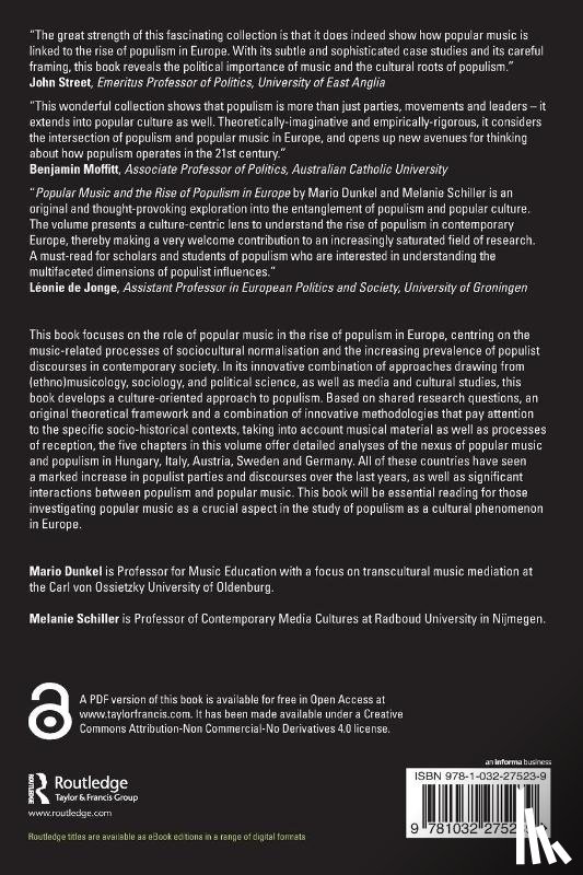  - Popular Music and the Rise of Populism in Europe